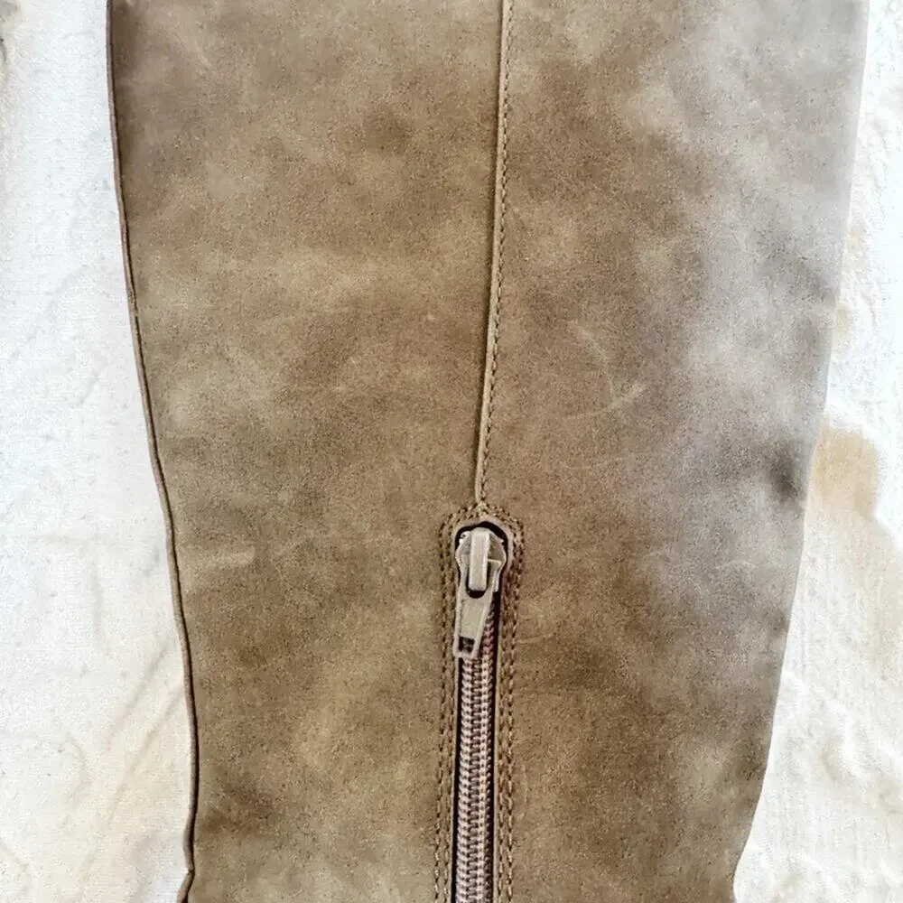 Korks Leather Tall Boots Size 9.5 New